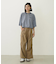COLOR STITCH WIDE S/S TOP