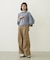 COLOR STITCH WIDE S/S TOP