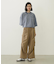 COLOR STITCH WIDE S/S TOP