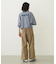 COLOR STITCH WIDE S/S TOP