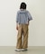 COLOR STITCH WIDE S/S TOP