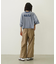 COLOR STITCH WIDE S/S TOP
