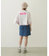 COLOR STITCH WIDE S/S TOP