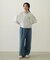 COLOR STITCH WIDE S/S TOP