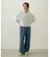 COLOR STITCH WIDE S/S TOP