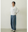 COLOR STITCH WIDE S/S TOP