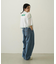 COLOR STITCH WIDE S/S TOP