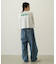 COLOR STITCH WIDE S/S TOP