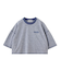 COLOR STITCH WIDE S/S TOP