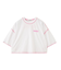 COLOR STITCH WIDE S/S TOP