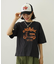 BIKE CRACK PRINT WIDE S/S TEE