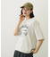 BIKE CRACK PRINT WIDE S/S TEE