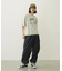 BIKE CRACK PRINT WIDE S/S TEE