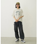 BIKE CRACK PRINT WIDE S/S TEE