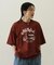 BIKE CRACK PRINT WIDE S/S TEE