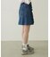 FRILL DENIM MINI SKIRT