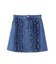 FRILL DENIM MINI SKIRT