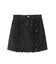 FRILL DENIM MINI SKIRT