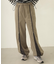 FRONT LINE ZIP UP PANTS