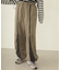 FRONT LINE ZIP UP PANTS