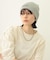 RUBBER PATCH KNIT CAP
