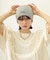 RUBBER PATCH KNIT CAP