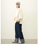 RUBBER PATCH KNIT CAP