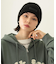 RUBBER PATCH KNIT CAP