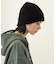 RUBBER PATCH KNIT CAP