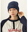 RUBBER PATCH KNIT CAP