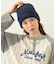 RUBBER PATCH KNIT CAP