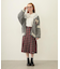 PLEATED PLAID SKIRT