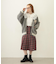 PLEATED PLAID SKIRT