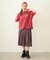 PLEATED PLAID SKIRT