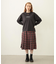 PLEATED PLAID SKIRT