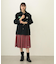 PLEATED PLAID SKIRT