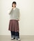 PLEATED PLAID SKIRT
