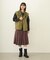 PLEATED PLAID SKIRT