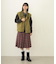 PLEATED PLAID SKIRT