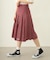 PLEATED PLAID SKIRT