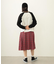 PLEATED PLAID SKIRT