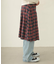 PLEATED PLAID SKIRT