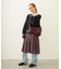 PLEATED PLAID SKIRT