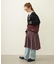 PLEATED PLAID SKIRT