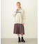 PLEATED PLAID SKIRT