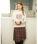 PLEATED PLAID SKIRT