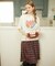 PLEATED PLAID SKIRT