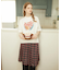 PLEATED PLAID SKIRT
