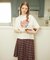 PLEATED PLAID SKIRT