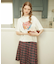 PLEATED PLAID SKIRT